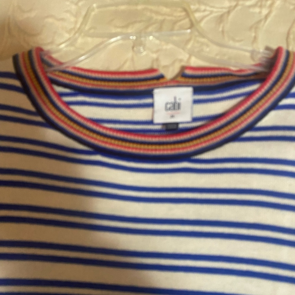 034 CAbi cadet pullover worn 3 times no smoke or animals - Picture 3 of 7